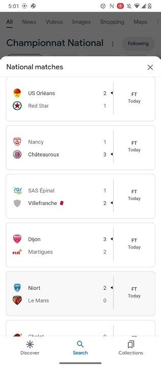 nt football results.
